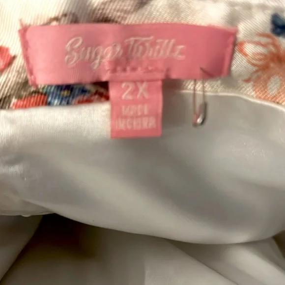 Sugar Thrillz Renaissance Butterfly Dolls Kill Lace Corset Floral Mini Dress - Picture 10 of 16